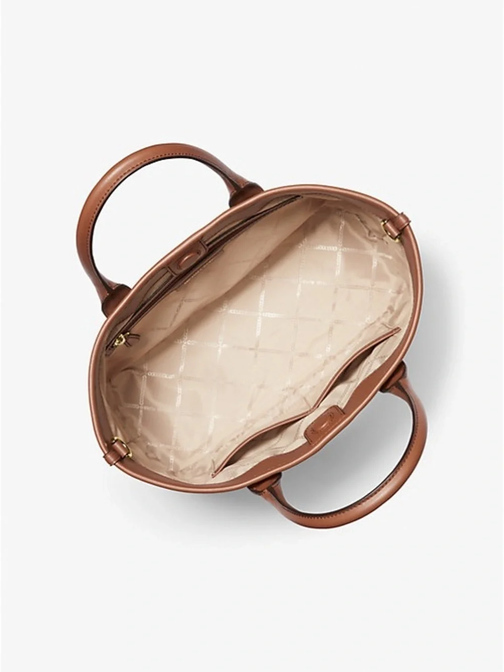 MICHAEL KORS NWT LUISA MEDIUM SIGNATURE LOGO SATCHEL Style #30R4G99S2V